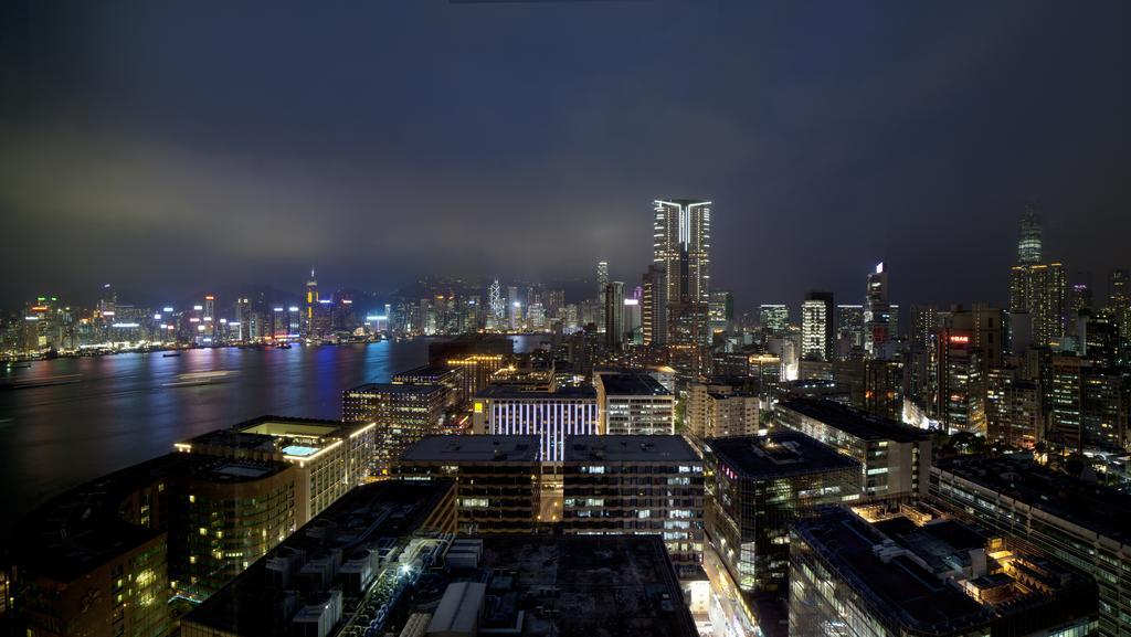 香港 唯港荟酒店 外观 照片 View of the city from the hotel